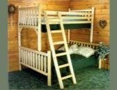 Full/Twin Pine Bunk Bed